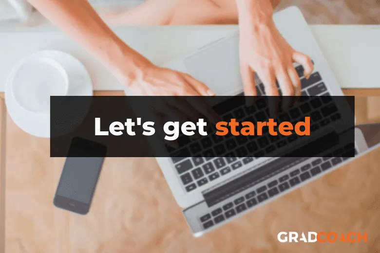 Start writing your dissertation