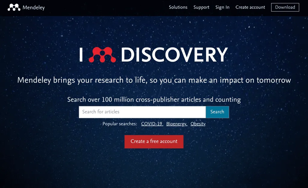 Mendeley Reference Manager