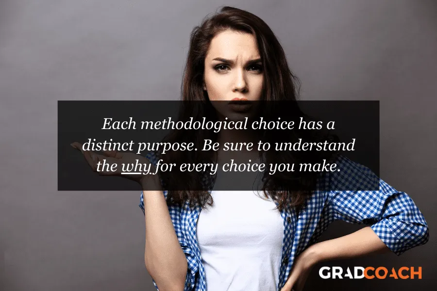 Methodology choices in research