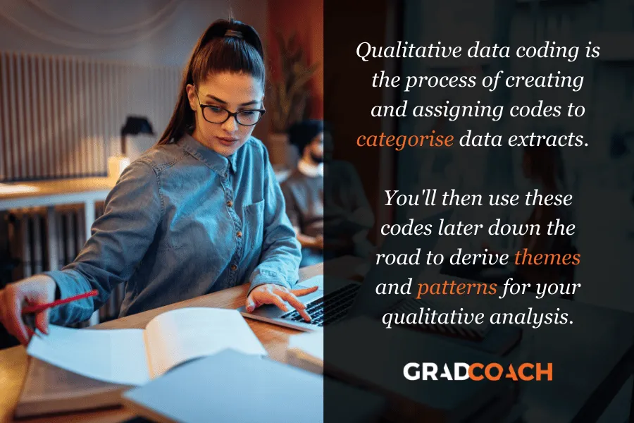 Definition of qualitative coding