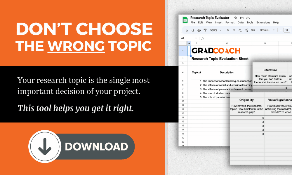 Research Topic Worksheet