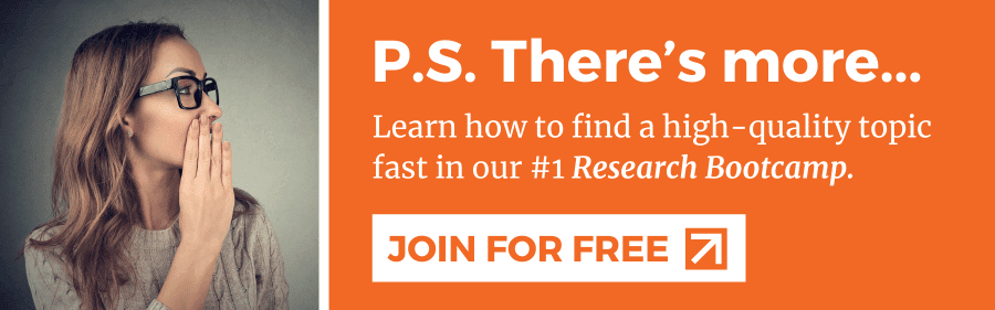 Research topic ideation course