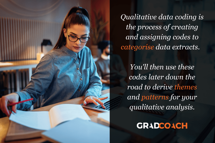 Definition of qualitative coding