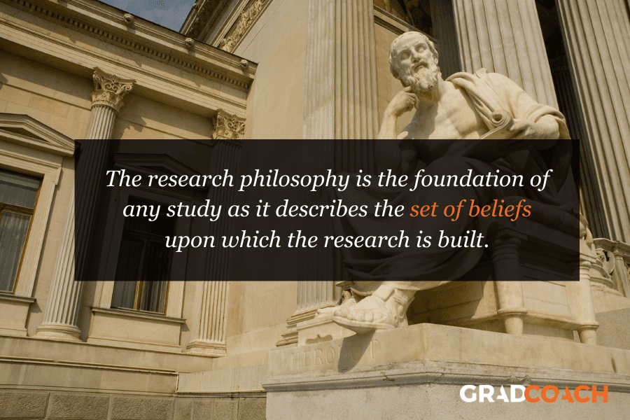 The research philosophy is the foundation of any study as it describes the set of beliefs upon which the research is built.