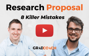 Research proposal mistakes