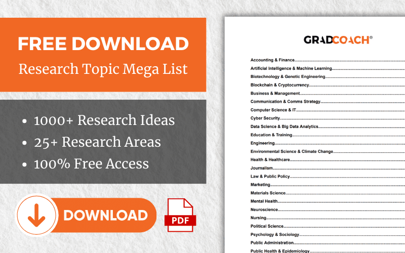 Research Topics In Nursing (+ Free Webinar) - Grad Coach