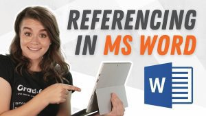 Referencing in Word